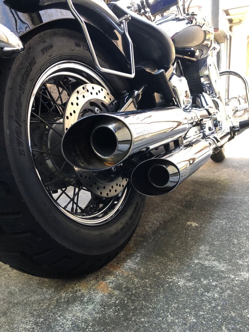 ドラックスター1100バンス＆ハイズンマフラー