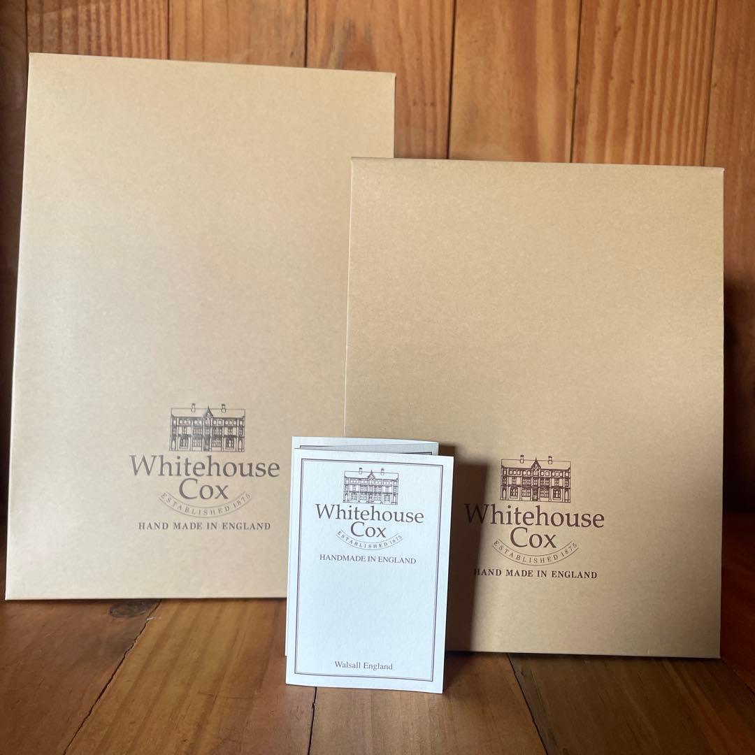 ホワイトハウスコックス S7412 名刺入れ ハバナ+ブライドルレザーワックス