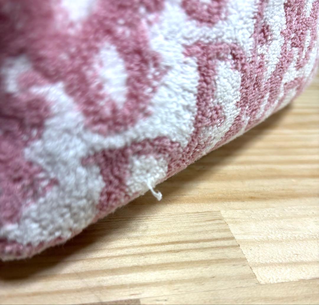 希少 Dior タオル地 ハンドバッグ ピンク/ホワイト トロッター 小物入れ