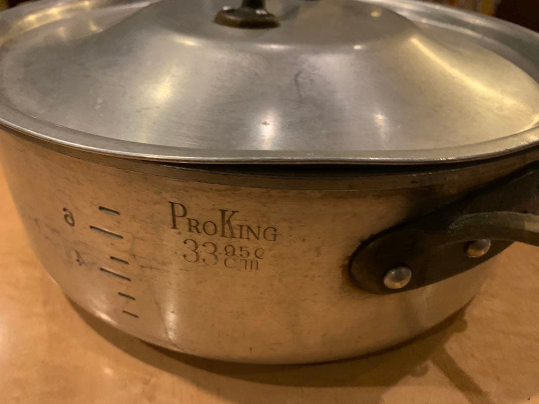 ProKing 33cm 両手鍋 計量目盛り付き(9、0ℓ)