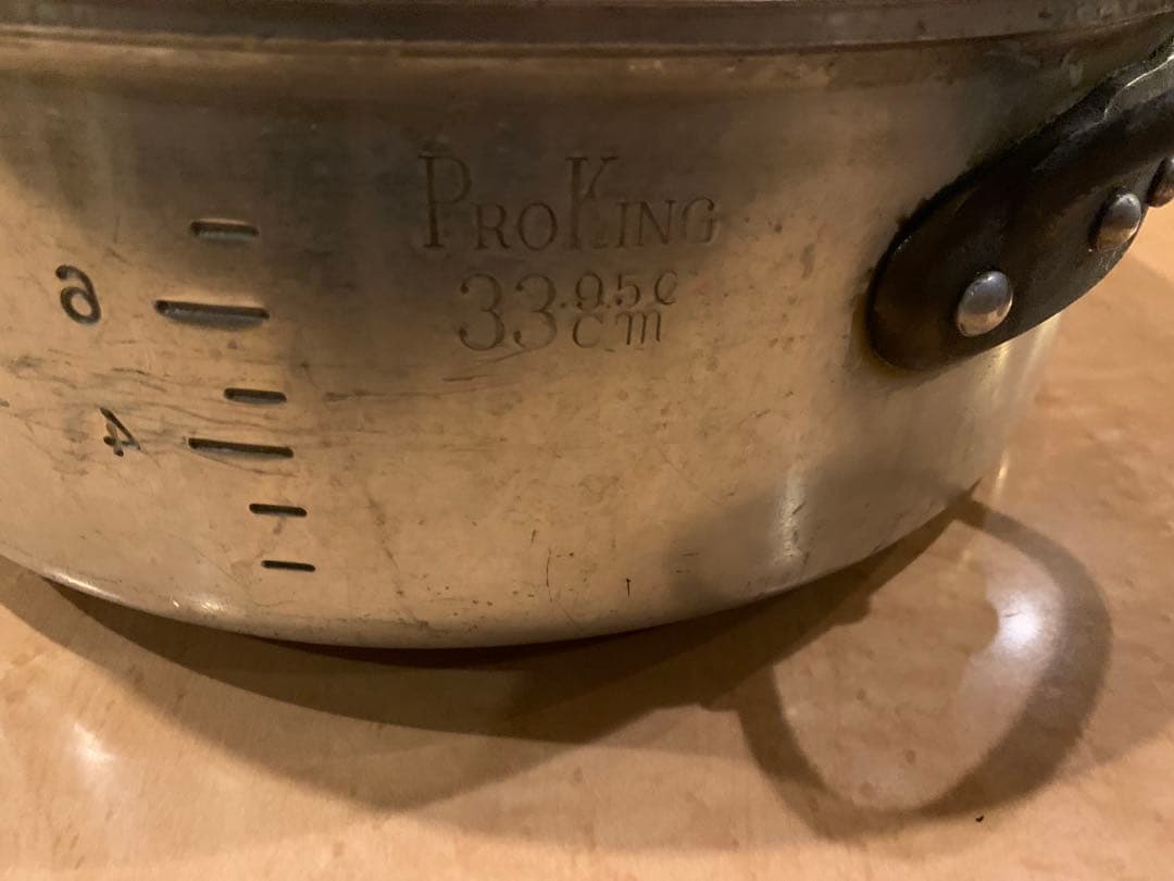 ProKing 33cm 両手鍋 計量目盛り付き(9、0ℓ)