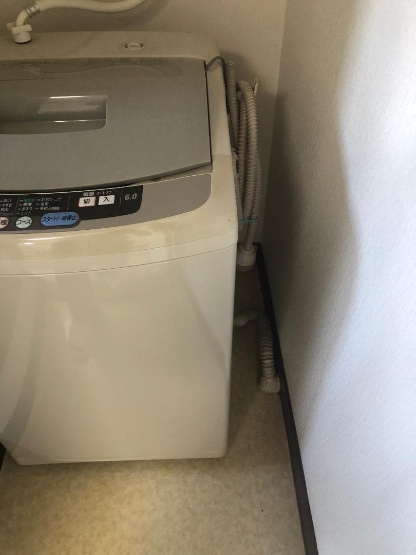 【動作良好・送料込】ナショナル(現パナソニック) 全自動洗濯機 6kg