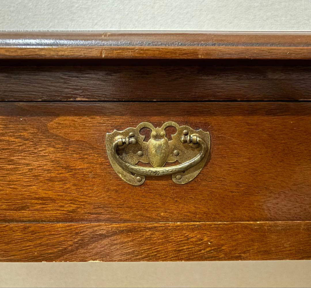 ヴィンテージ 木製 コンソールテーブル 引き出し付き　海外製