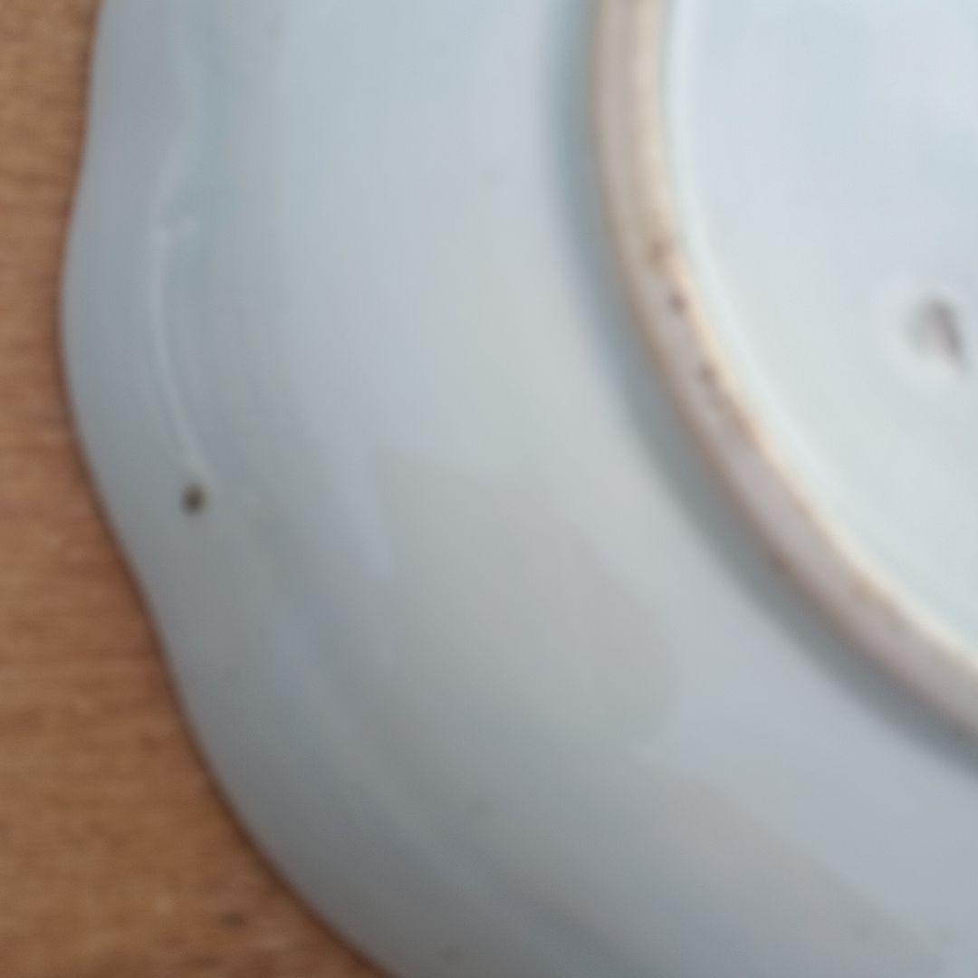 4075)古伊万里　染付皿　1枚　20cm