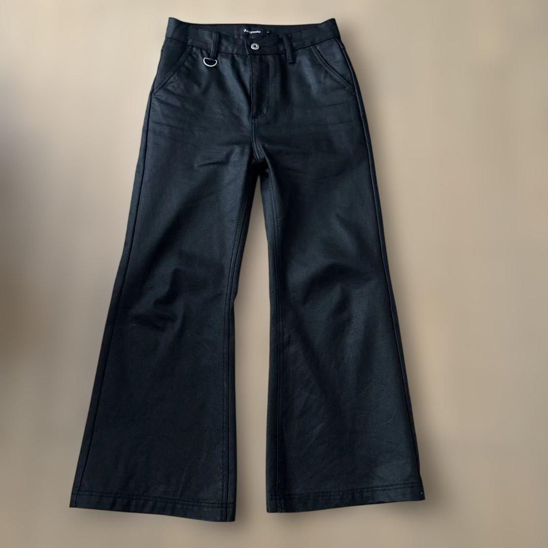 パンツ Asapmode Stacked Oil Coating Pants S