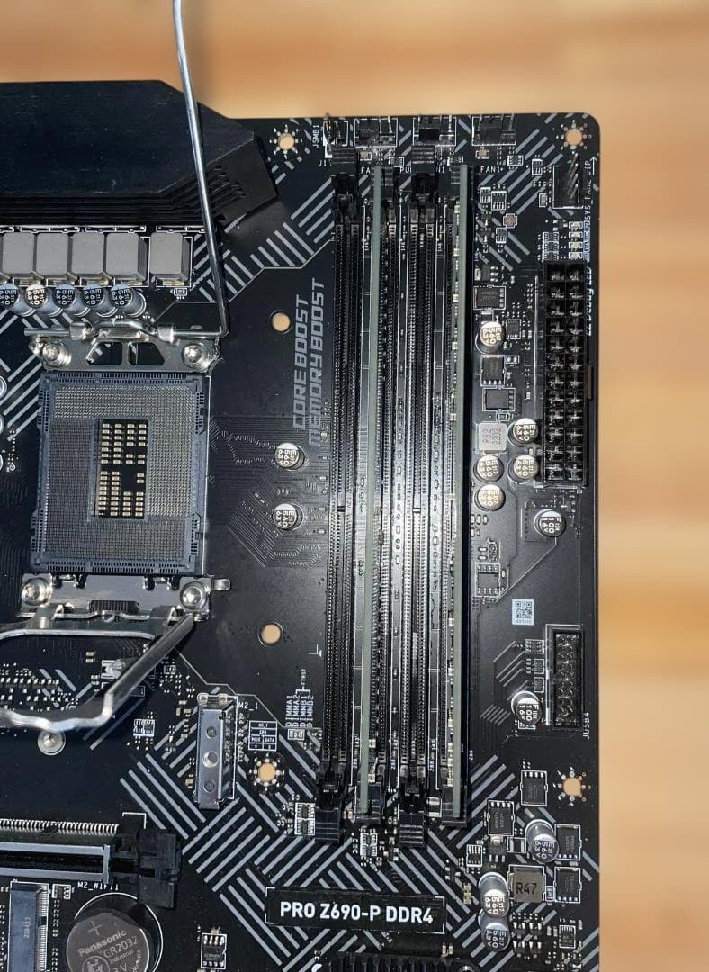 【動作品】PRO Z690-P DDR4　CPUとメモリセット