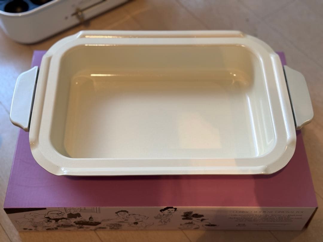 【美品】BRUNO ホットプレート/たこ焼き/鍋 ホワイト