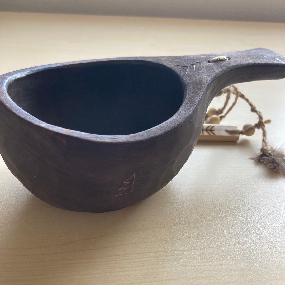 【新品】ソウルオブシベリア　#4 ホワイトペンダント　No.1007 ククサ