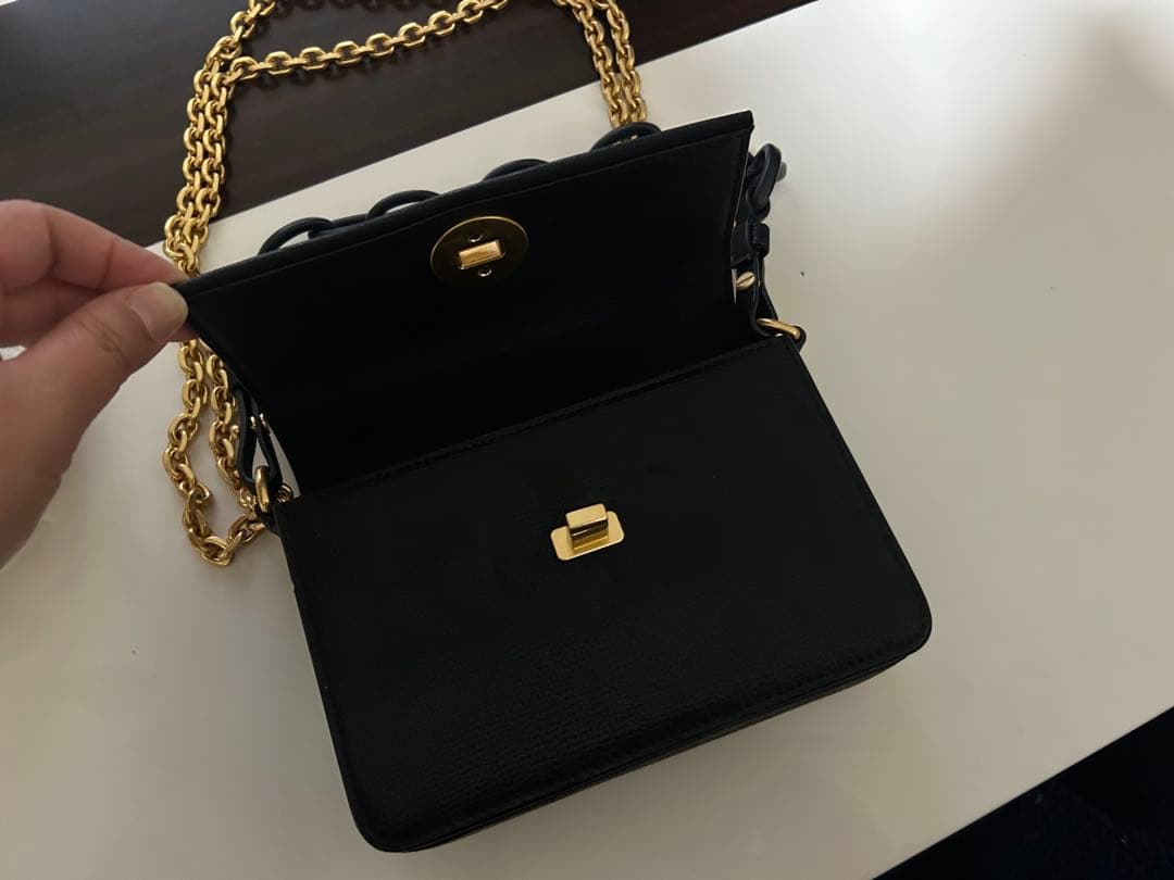 TORY BURCHトリーバーチ チェーン ショルダーバッグ ブラック 2way