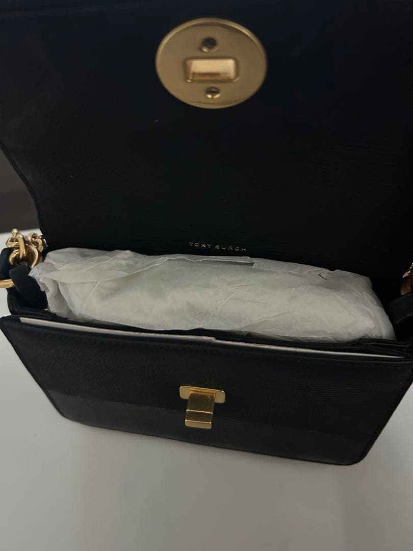 TORY BURCHトリーバーチ チェーン ショルダーバッグ ブラック 2way