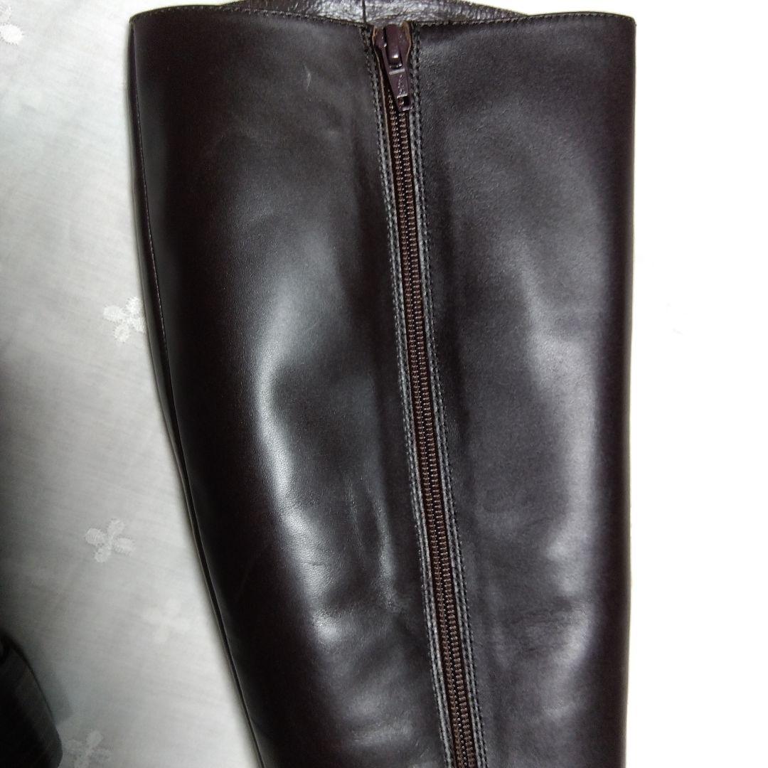 ODETTE E ODILE　ダークブラウン ロングブーツ 24cm　新品未使用