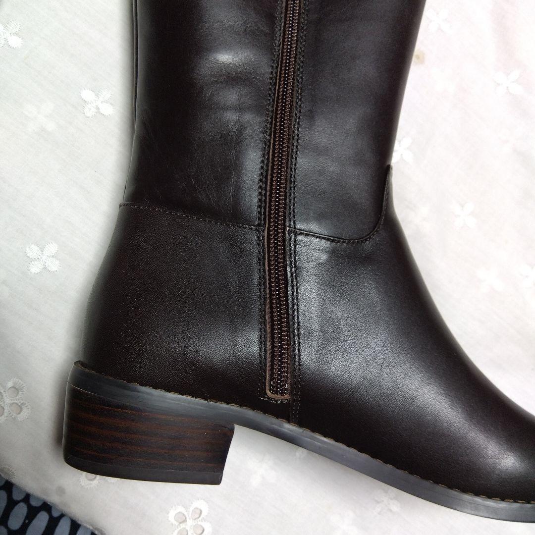 ODETTE E ODILE　ダークブラウン ロングブーツ 24cm　新品未使用