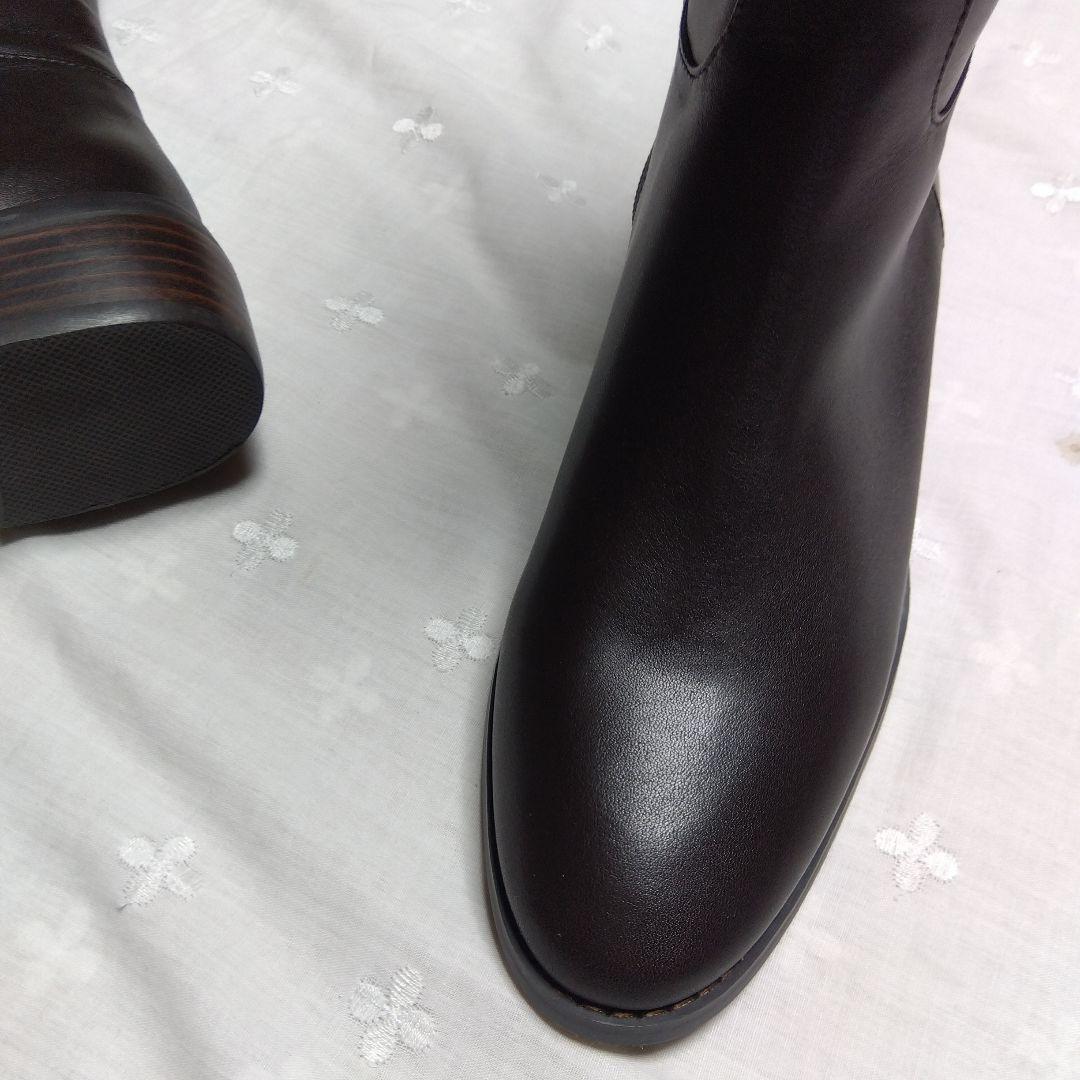 ODETTE E ODILE　ダークブラウン ロングブーツ 24cm　新品未使用