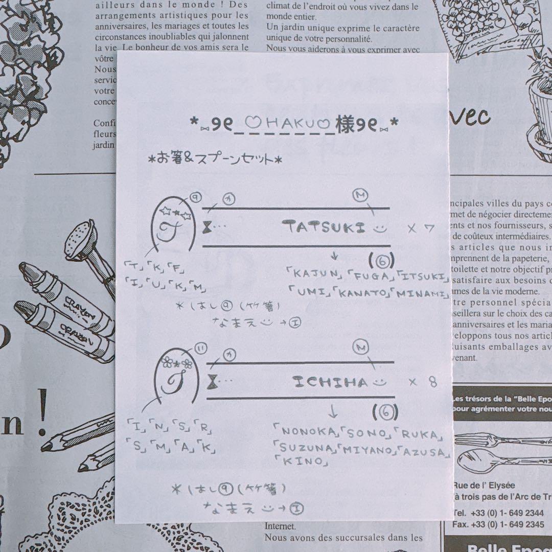 【♡HAKU♡様♡オーダー専用ページ】