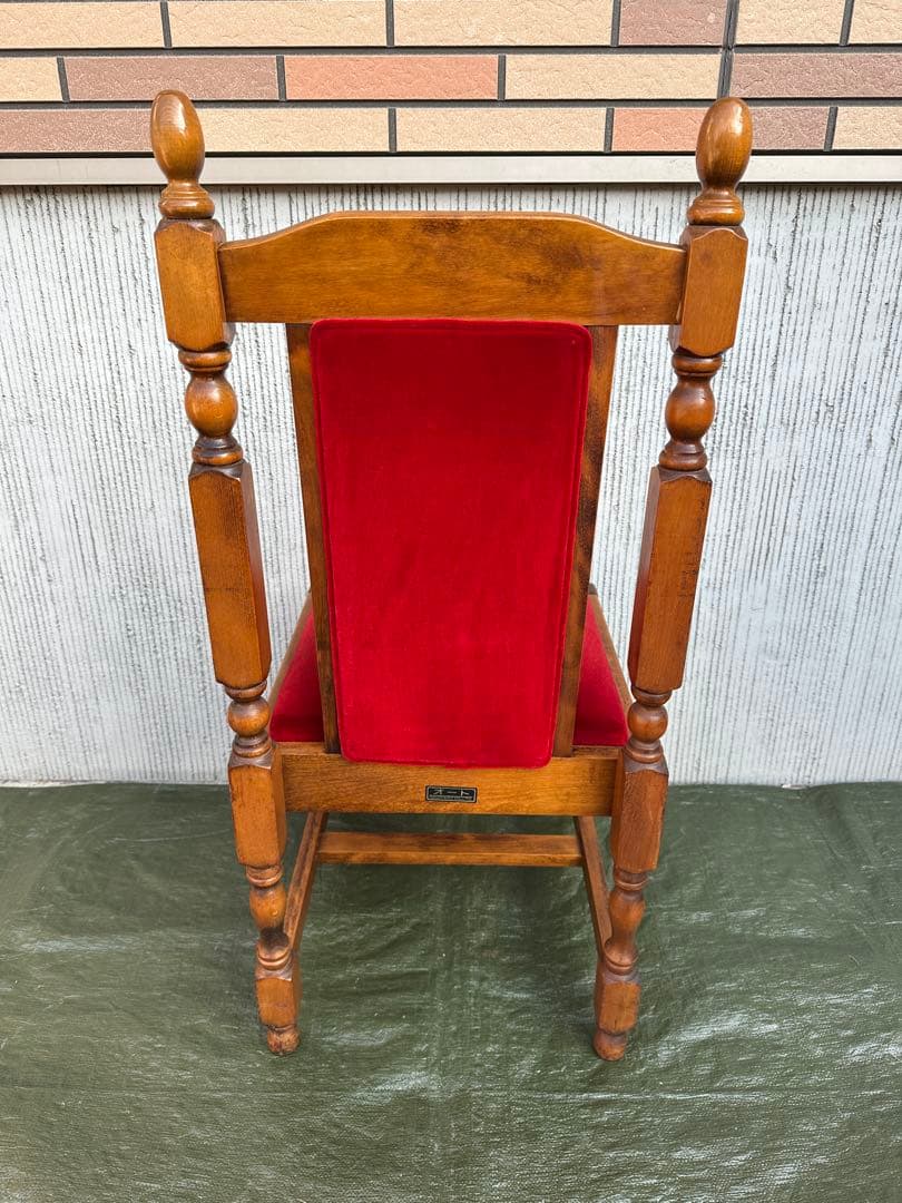 【ダイニングチェア】国産　ハイバックチェア　英国スタイル　ジャパンヴィンテージ◎