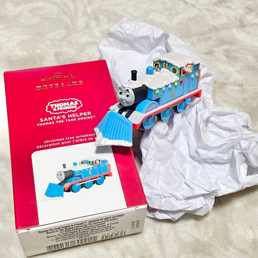 ホールマーク　クリスマス　オーナメント　トーマス　ライオネル クレーン車