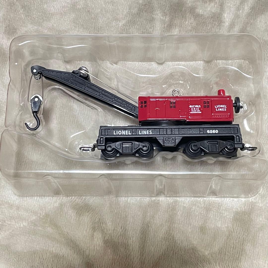 ホールマーク　クリスマス　オーナメント　トーマス　ライオネル クレーン車