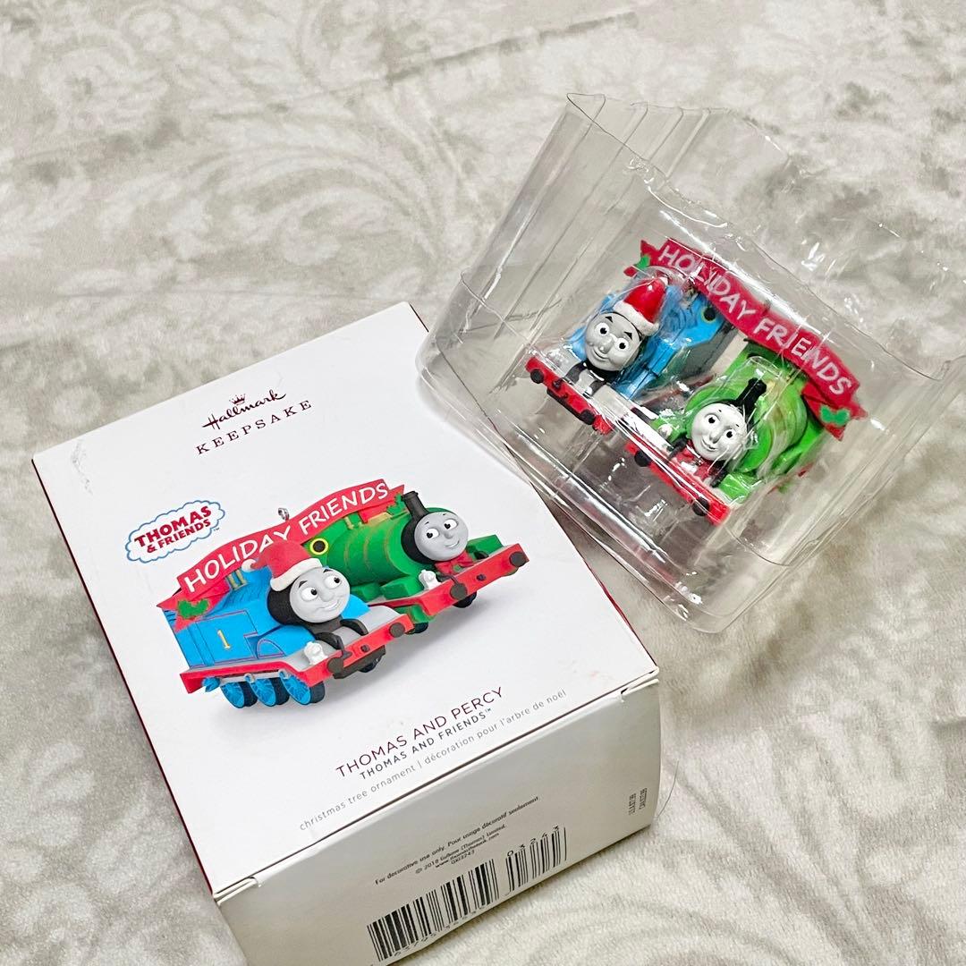 ホールマーク　クリスマス　オーナメント　トーマス　ライオネル クレーン車