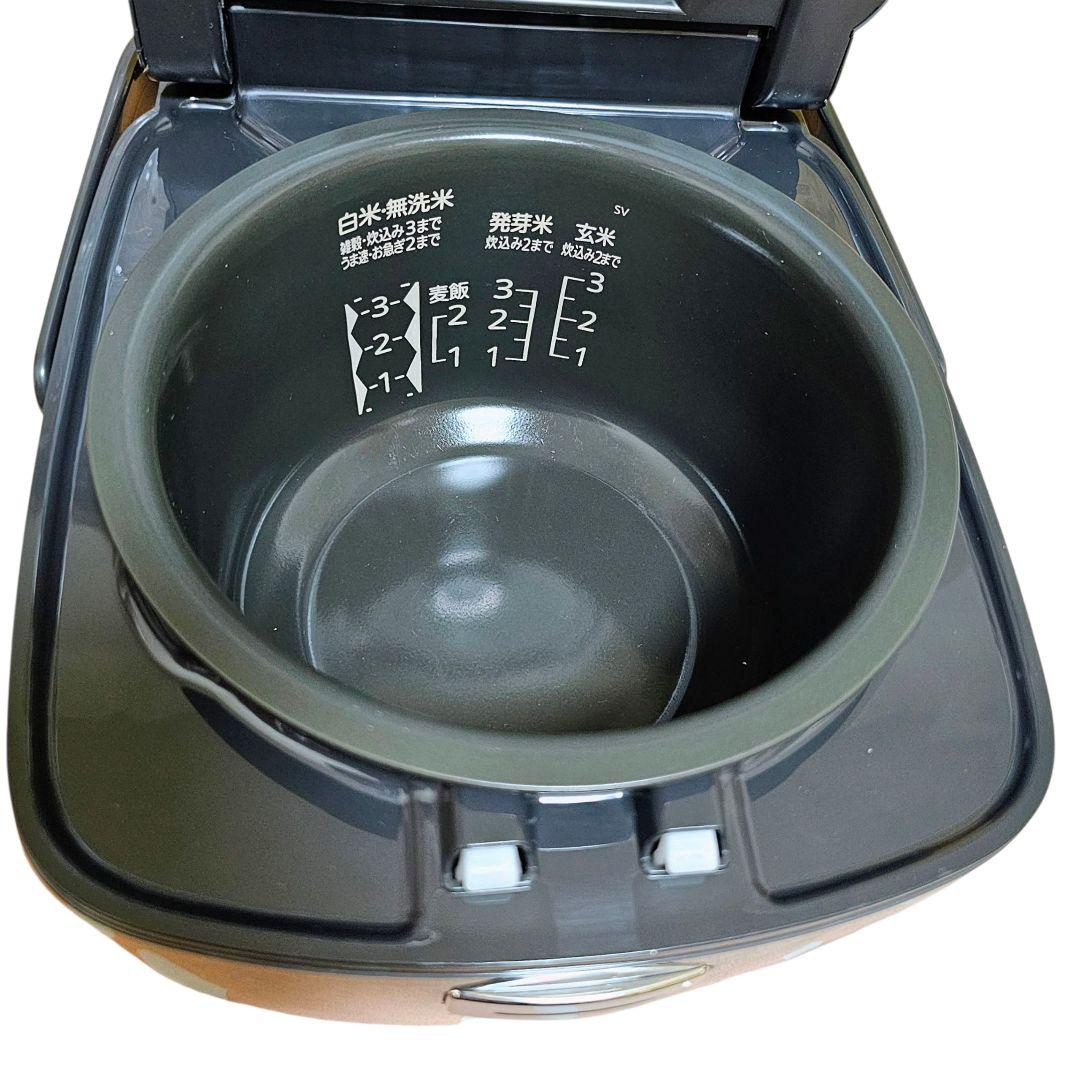 新品 三菱 炊飯器 備長炭 炭炊釜 NJ-SV06R-B 417
