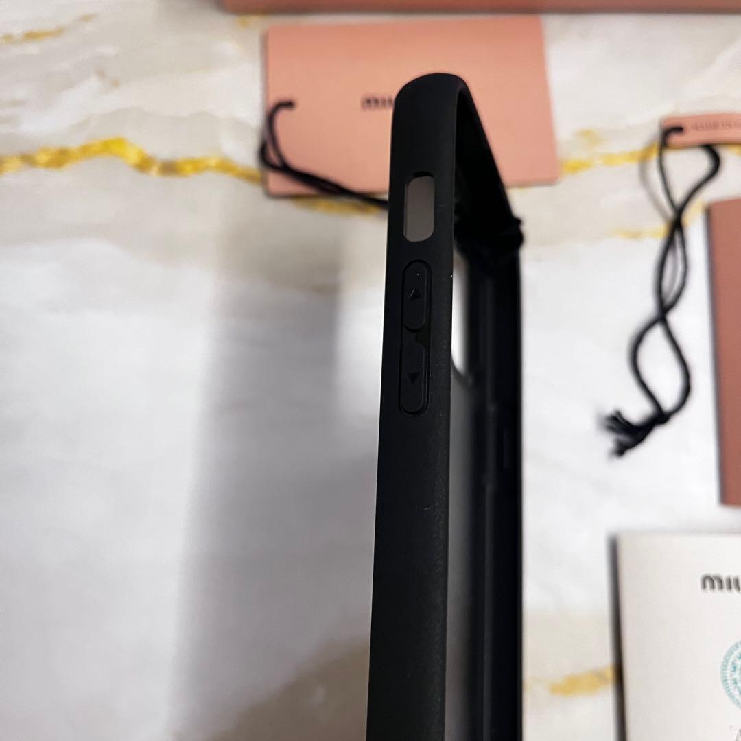 【新品未使用】miumiu iPhone14PRO MAX ケース　スマホケース
