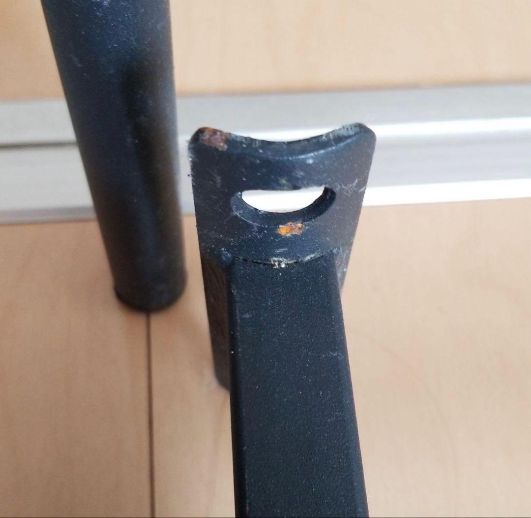 セミダブルベッド　アイアンフレーム　ブラック