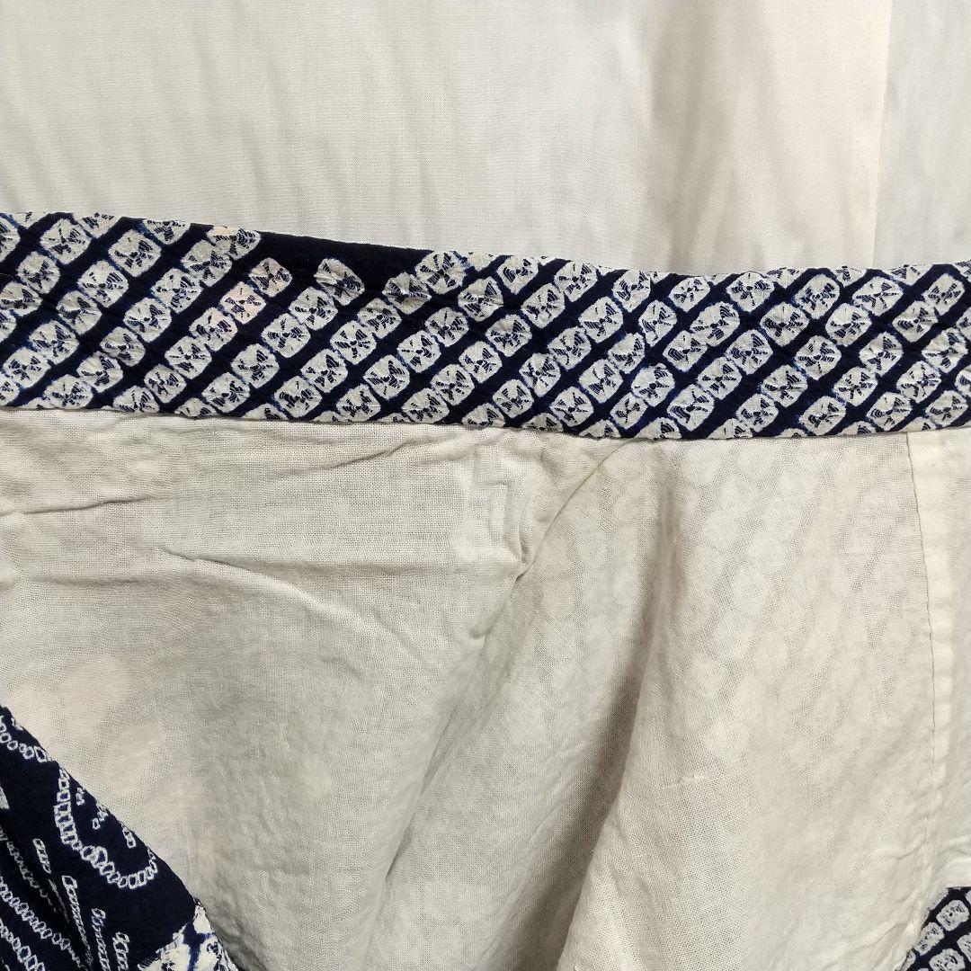 菊水模様 有松絞り浴衣 身丈154