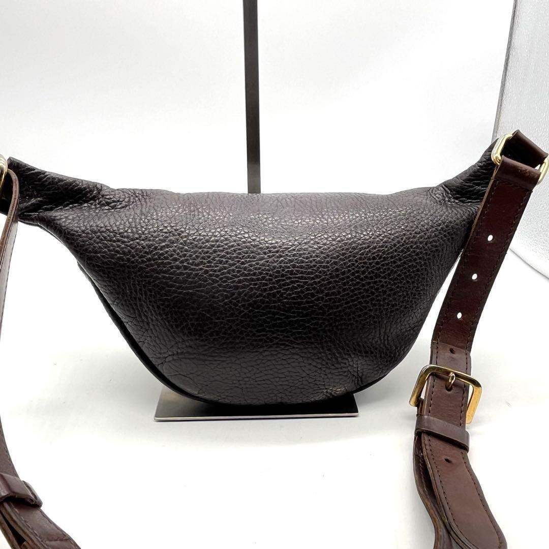 sita parantica ボディバッグ ウエストポーチ レザー ブラウン