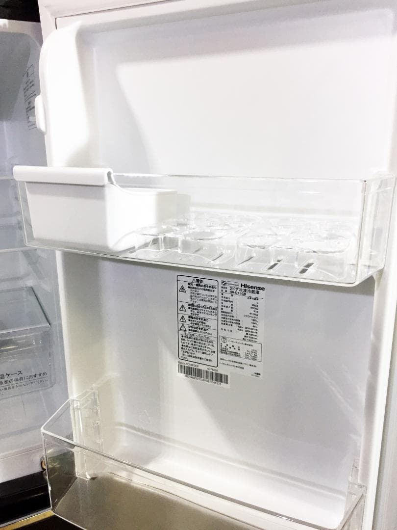 ★ト美品中古★Hisense☆150L 冷蔵庫 【HR-D15CB】EOG3