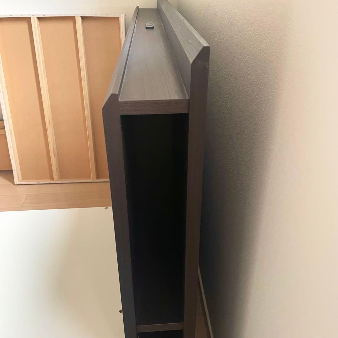 ダブルベッドフレーム　　収納・引き出し付き【バティストゥータ】