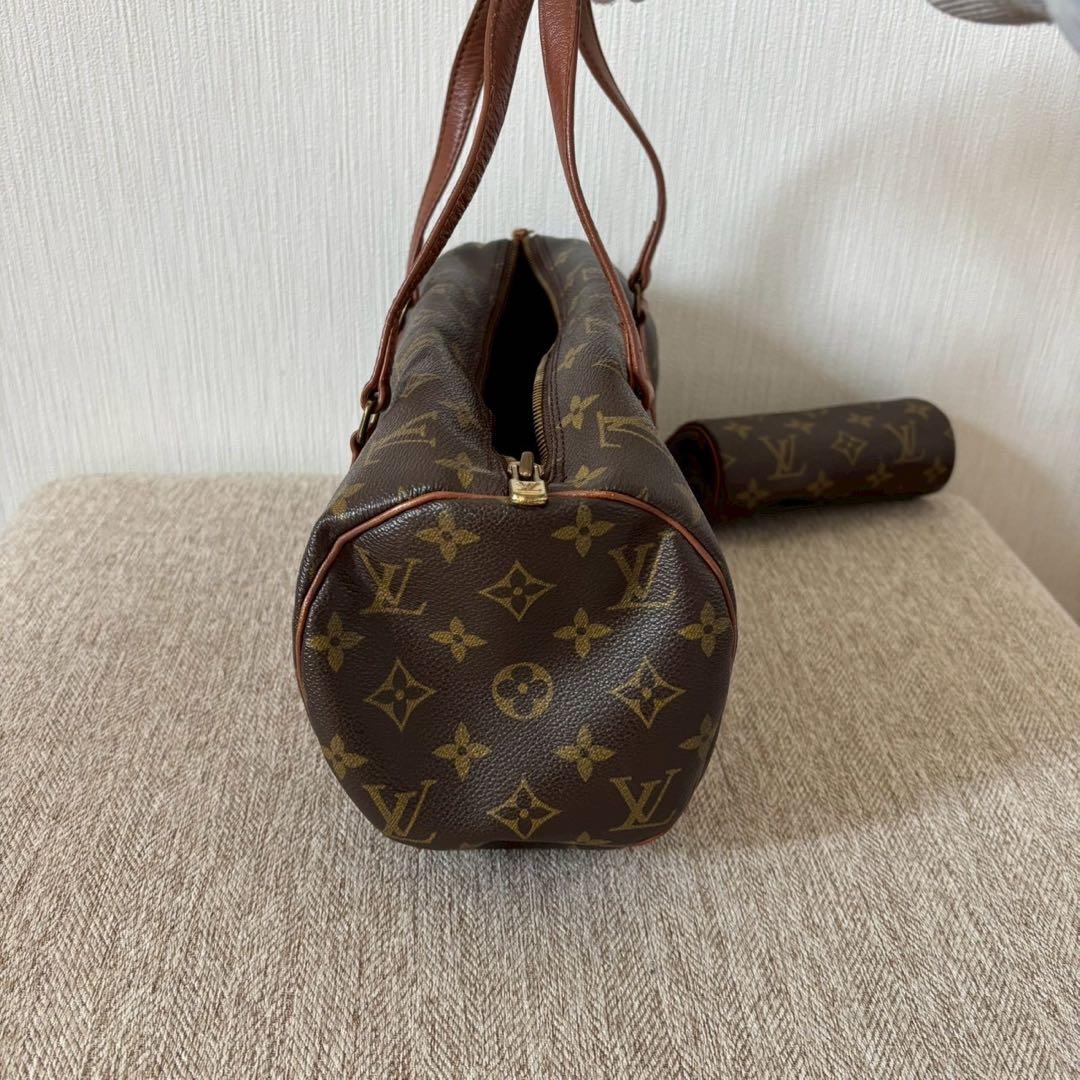 LOUIS VUITTON パピヨン 30 ハンドバッグ モノグラム ポーチ付き