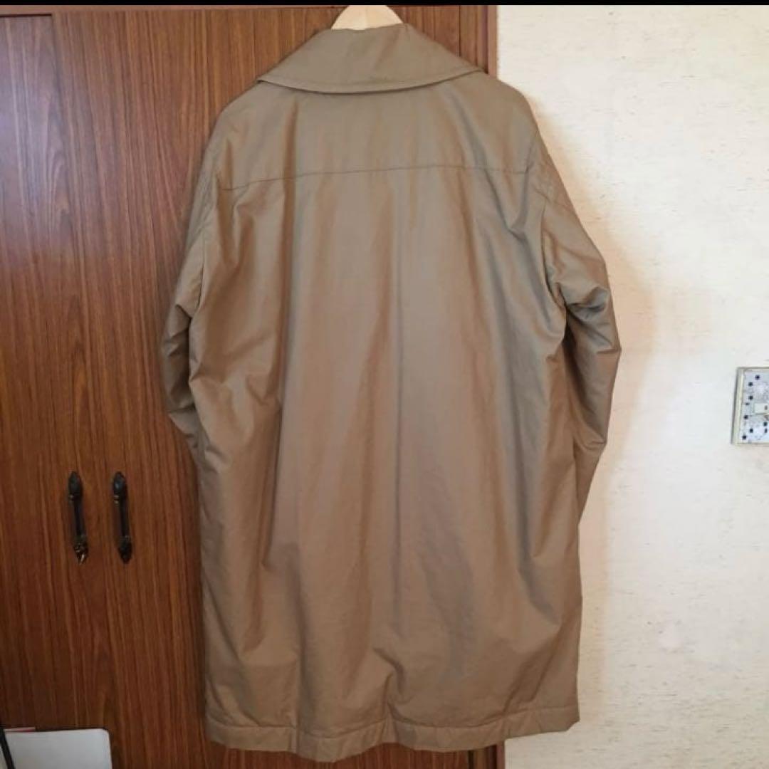ベージュ ダッフルコート ロング丈
