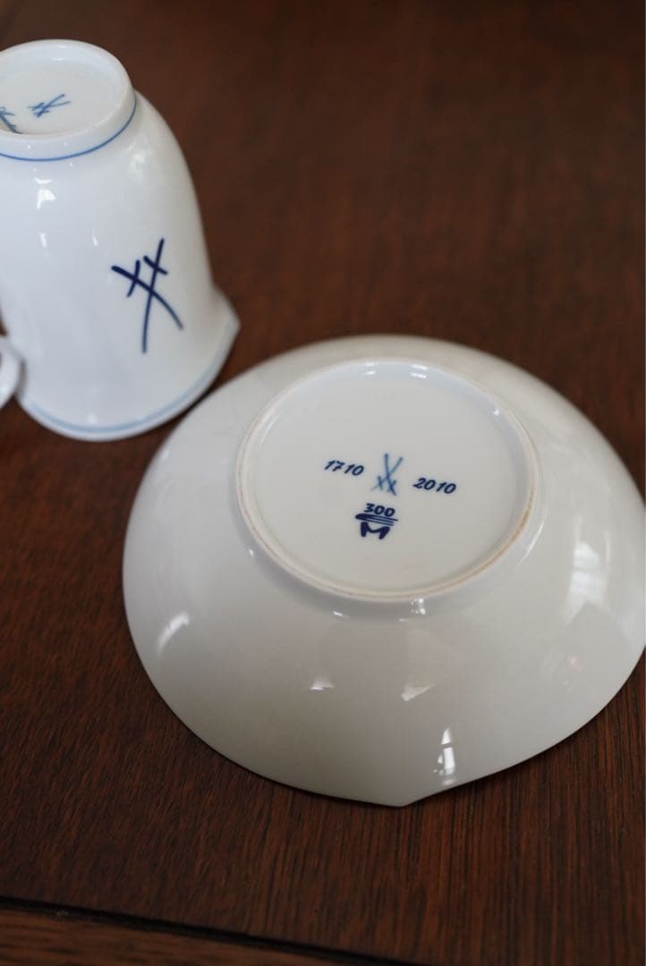 マイセン 300周年記念 剣マーク6選 カップ＆ソーサー コンプリート