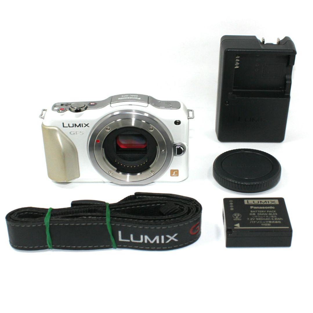 Panasonic LUMIX DMC-GF5 ミラーレスカメラ ホワイト 完動