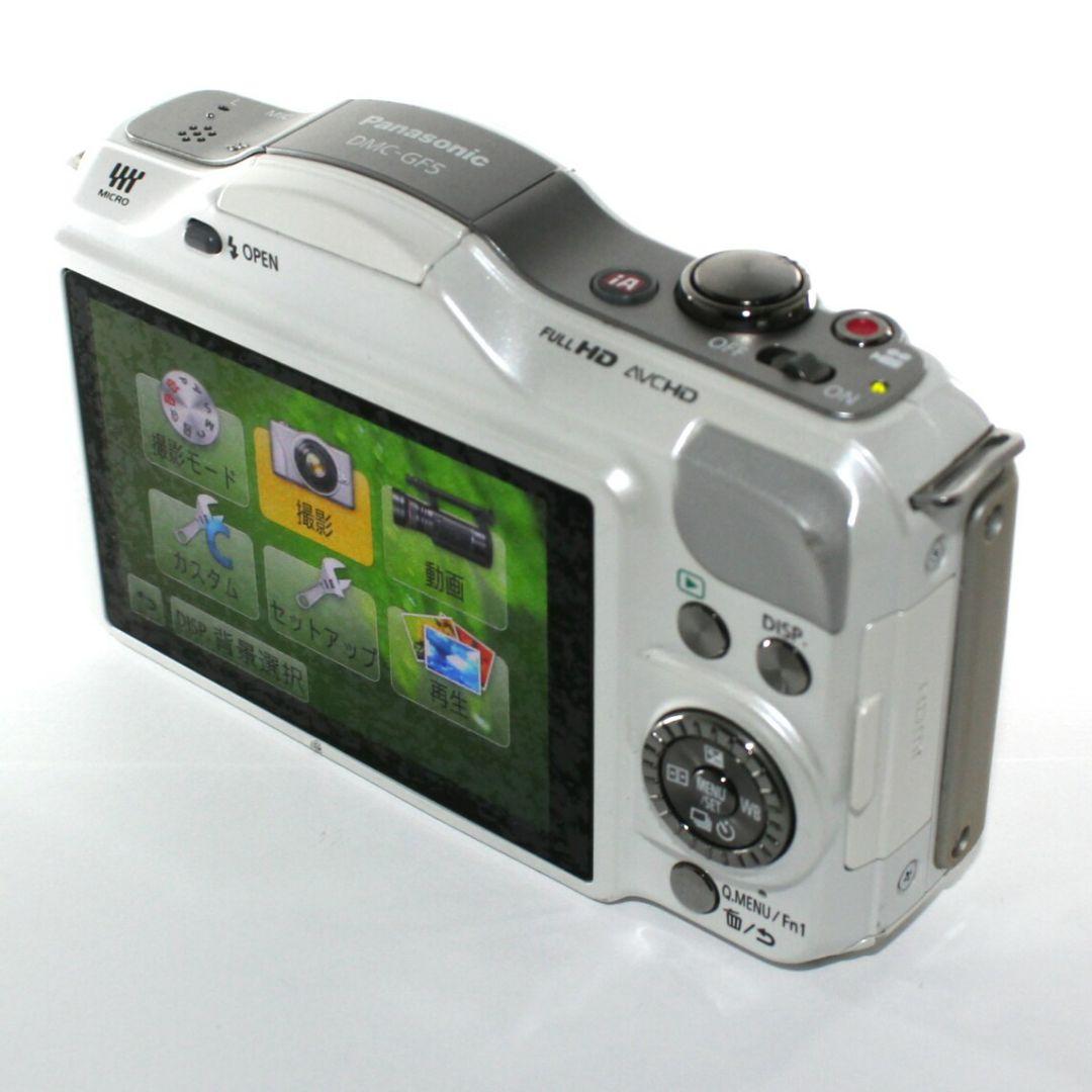 Panasonic LUMIX DMC-GF5 ミラーレスカメラ ホワイト 完動