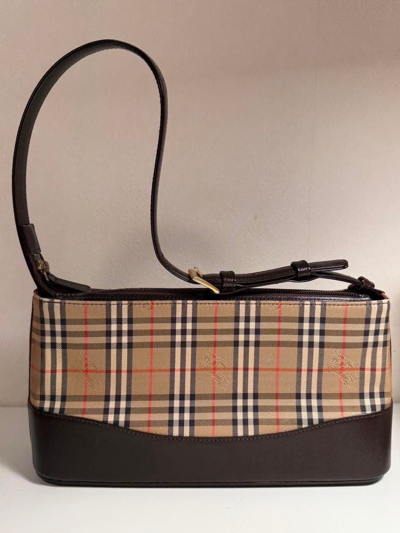 Burberry アクセサリーポーチ ワンショルダー バッグ ノバチェック