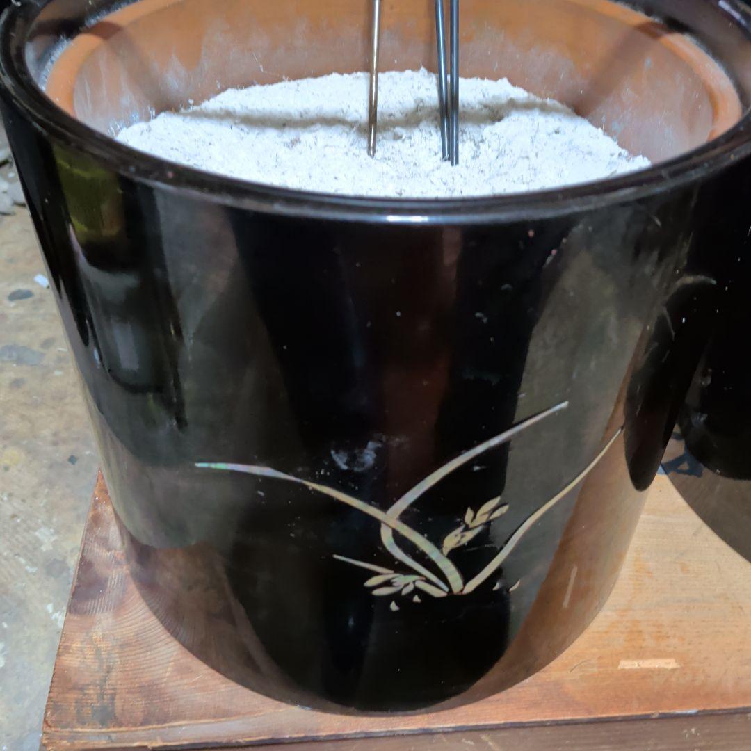 茶道具 香炉 黒漆塗り火鉢良品　希少品。