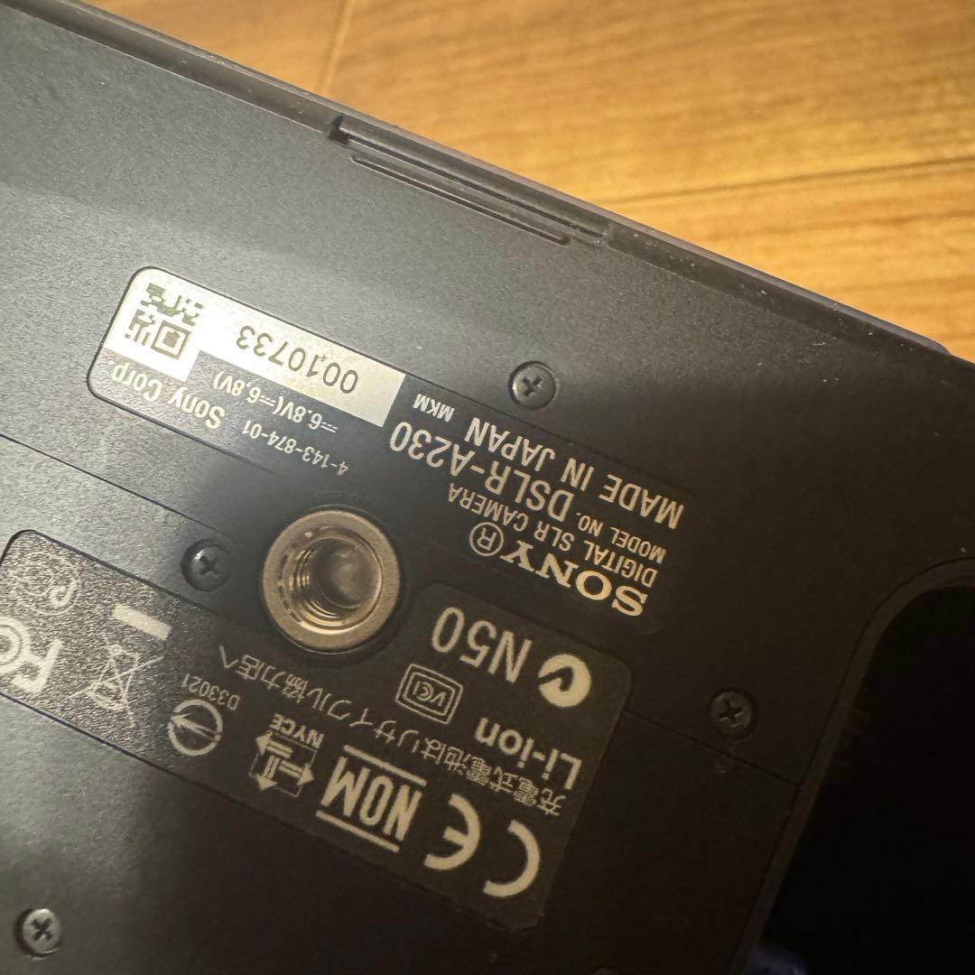 ジャンク SONY α DSLR-A230 デジタル 一眼レフ カメラ