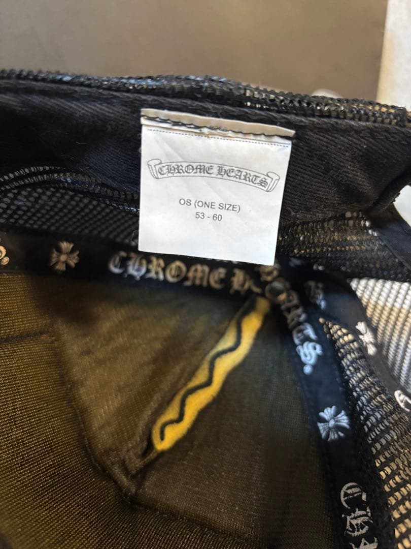 【大人気】クロムハーツキャップ　国内正規品　ブラック　確実正規品