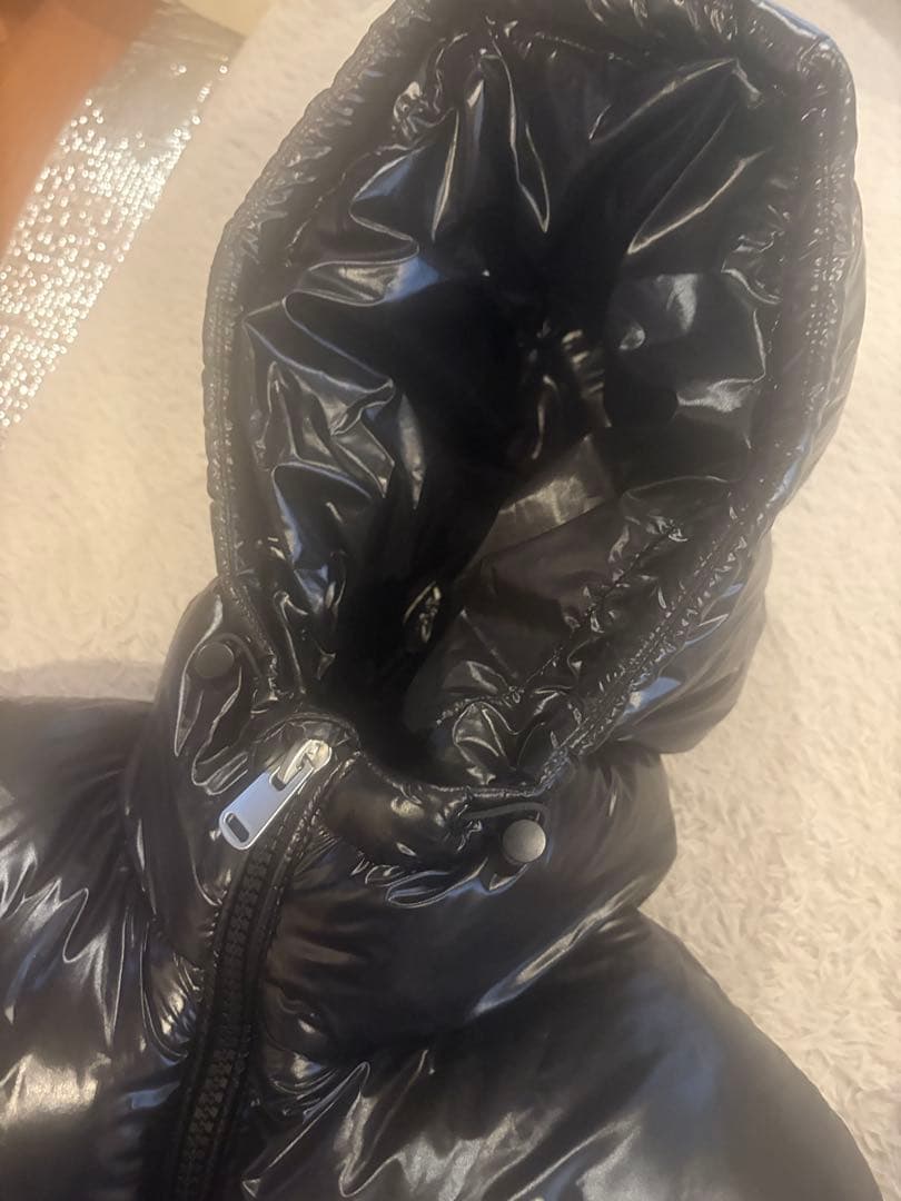 25年モデルzaraブラック フード付きダウンジャケット