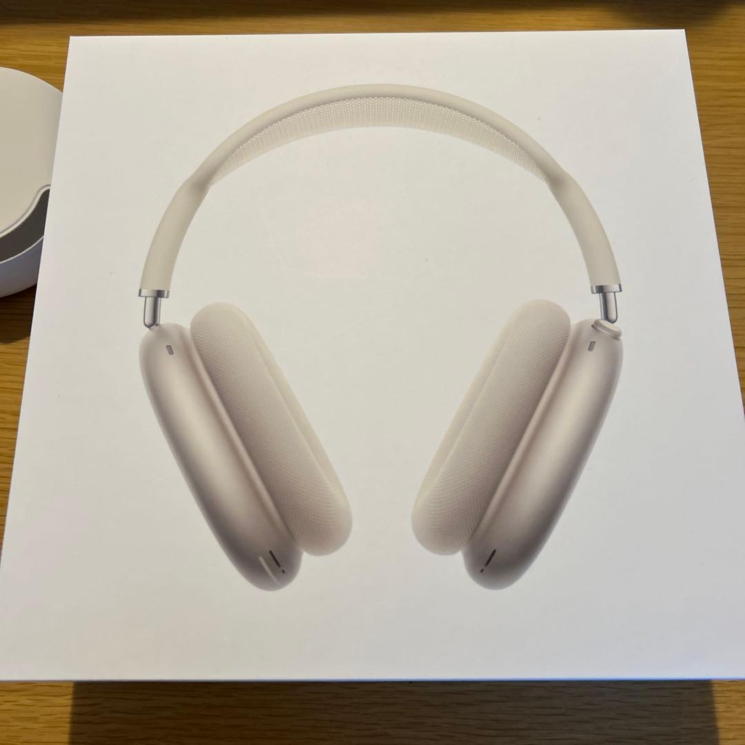 AirPods Maxスターライト タイプCモデル アップル限定保証内【美品】