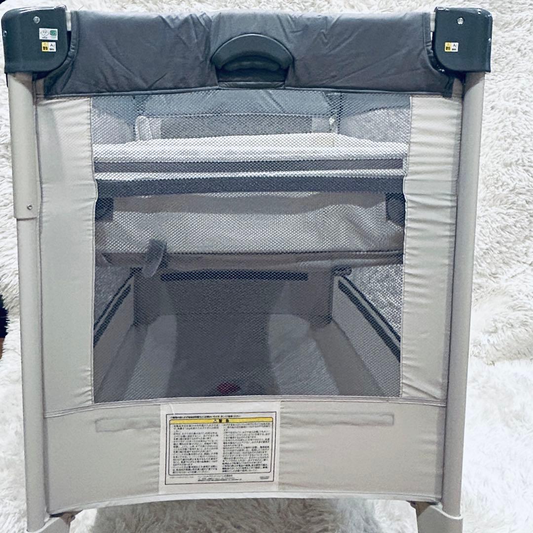 【美品】アップリカ　ココネル　エアー　AB 現行モデル　グレー　ベアー