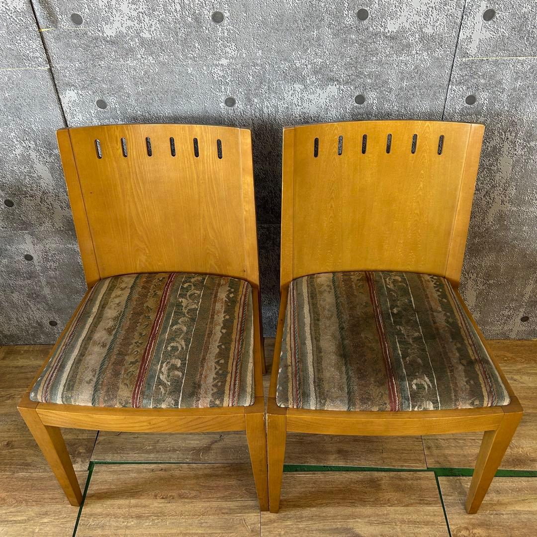 ꧁カリモク家具 karimoku꧂ダイニングチェア2脚 食卓椅子 いす イス