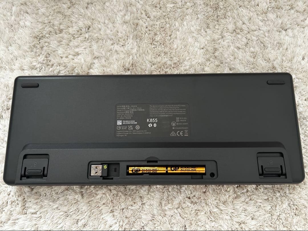 ロジクール SIGNATURE K855GR 無線 メカニカルキーボード