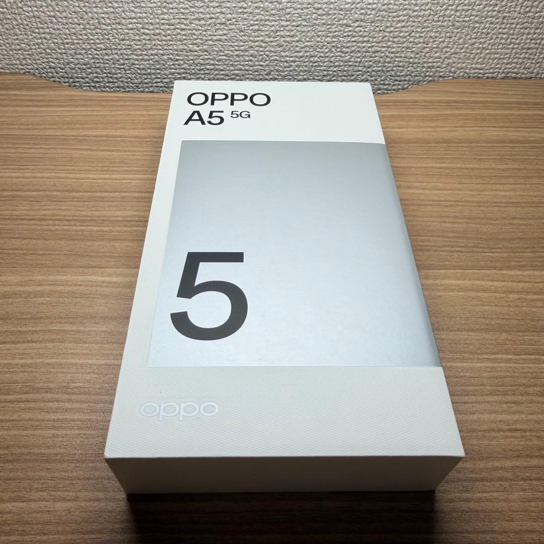 OPPO A5 5G グリーン 128GB 本体　開封のみ未使用