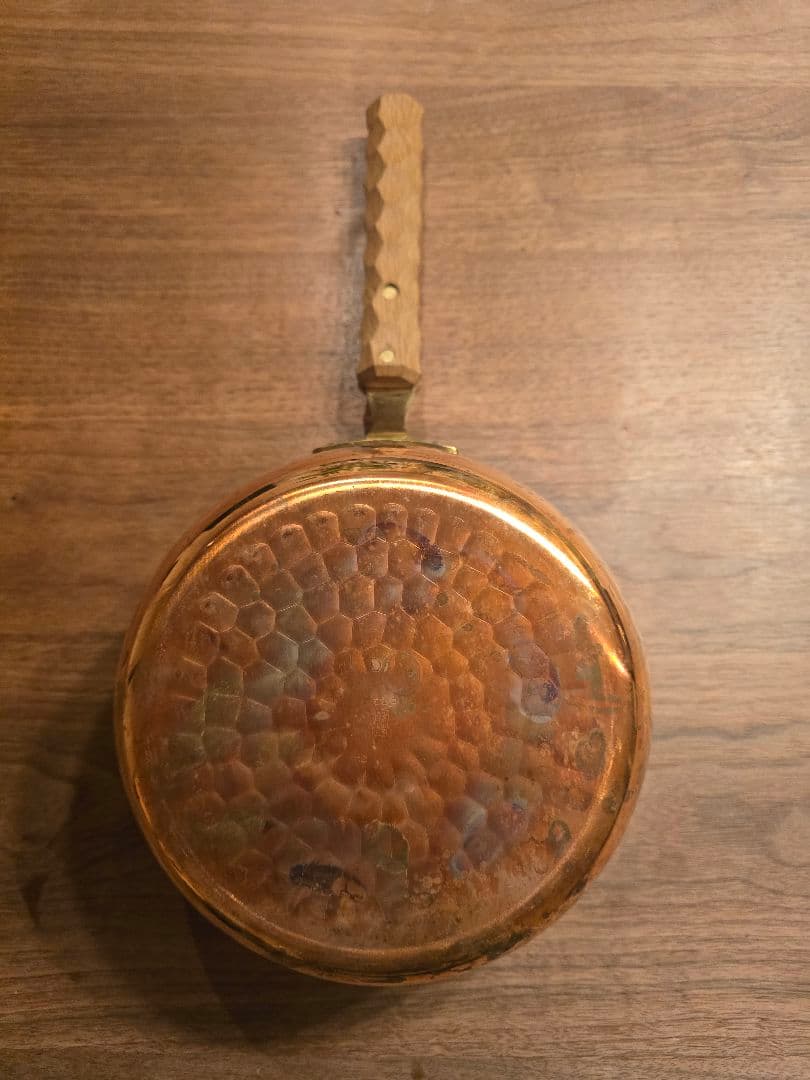 純銅雪平鍋18㎝ アシグリップハンドル アシモクラフト