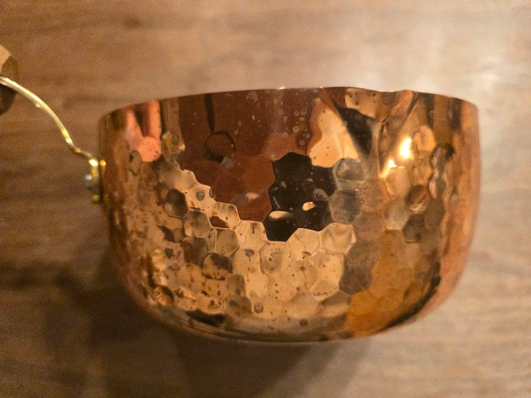 純銅雪平鍋18㎝ アシグリップハンドル アシモクラフト