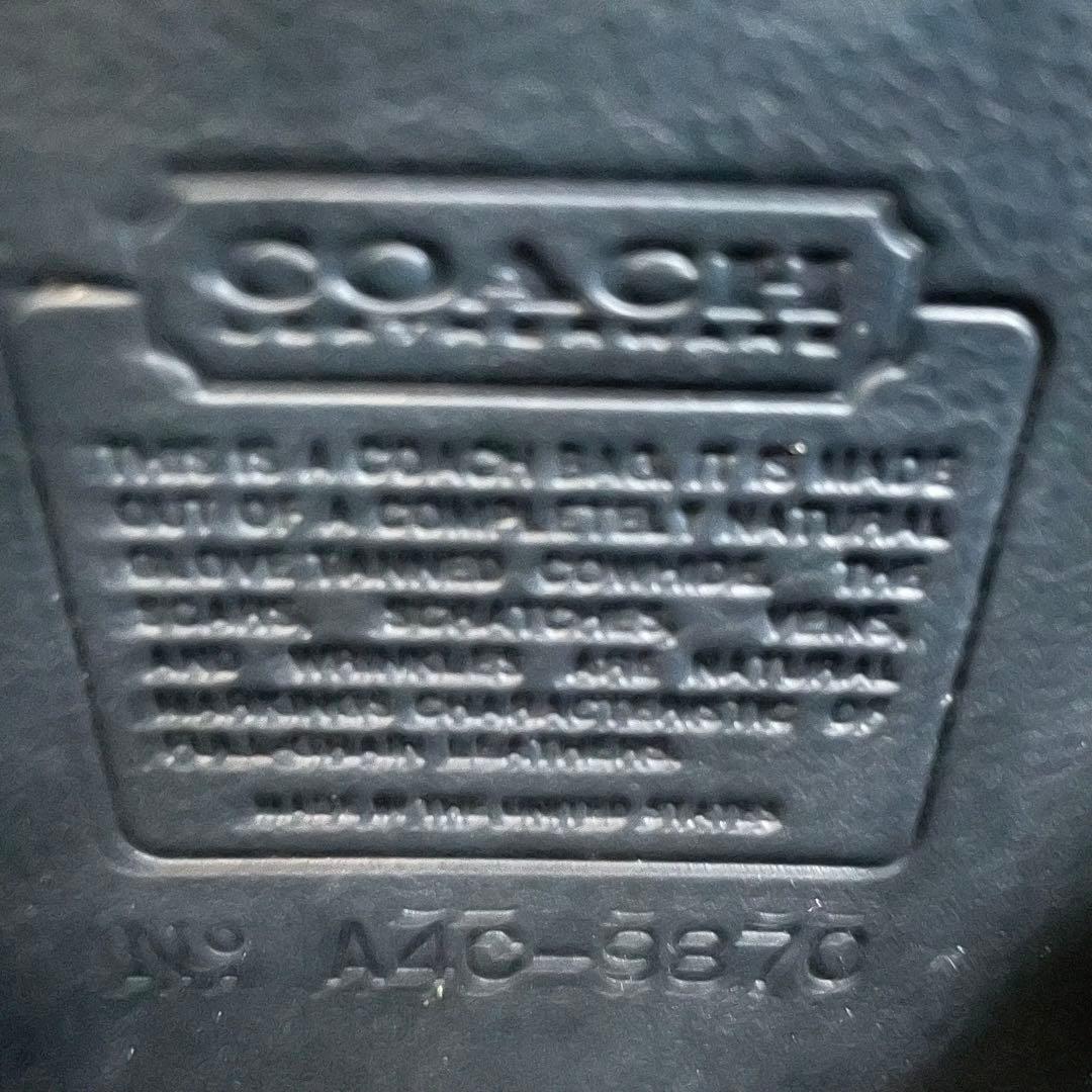 オールドコーチ コートバッグ ネイビー