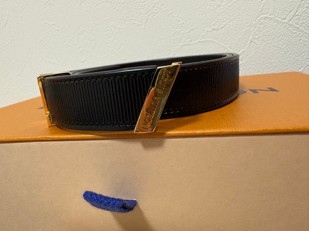 LOUIS VUITTON サンチュール・クチュール　レザーベルト M9578W