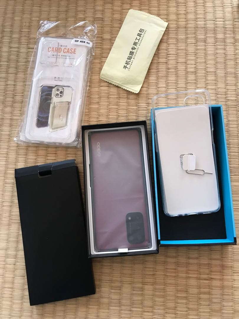 SIMフリー OPPO A54 5G 64GB パープル色