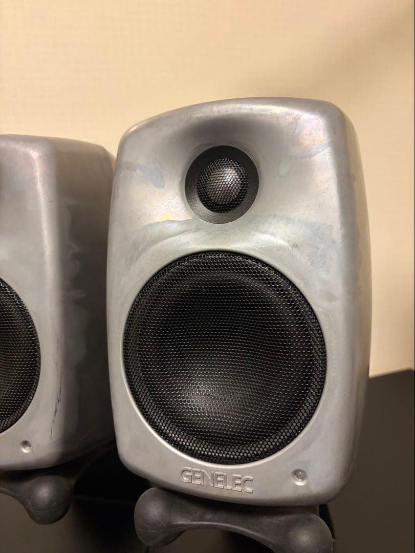 【極美品】GENELEC G Two スピーカー、スタンド、ケーブルセット